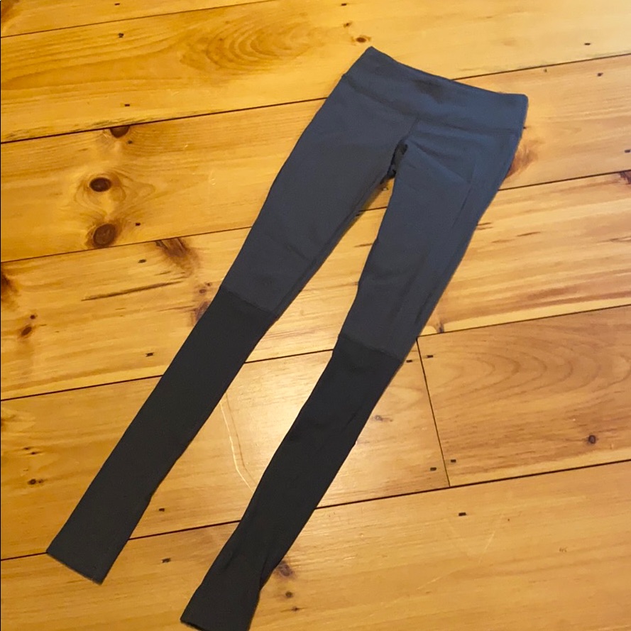 Grey Pure Barre Brand Workout Leggings